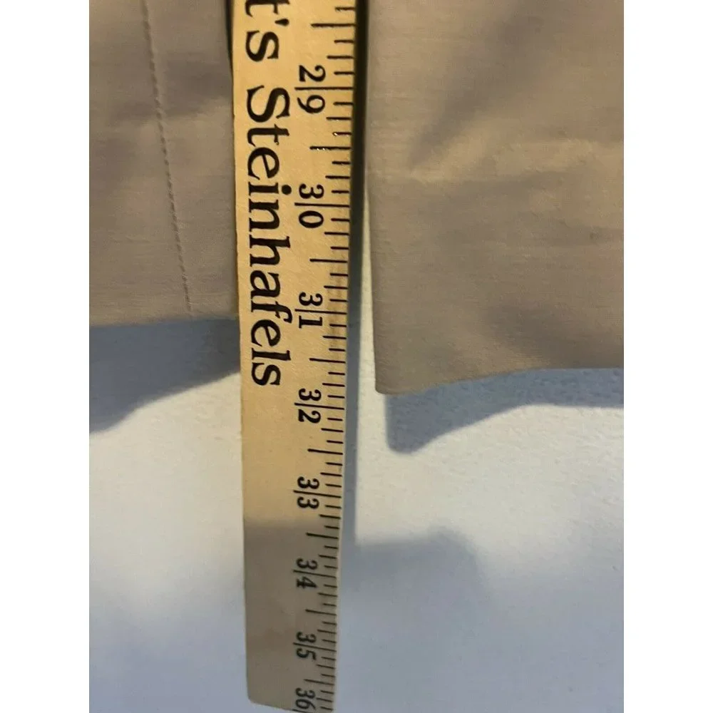 BANANA REPUBLIC Womens Dress Pants Tan Straight Leg Relaxed Stretch Soft SIze 2 - Picture 5 of 10
